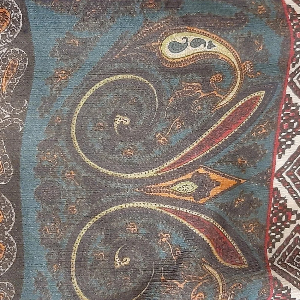 Rayon Scarf with Tassels